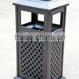 2016 New Design Cast Aluminum Garbage Can Trash Hideaway Antique Bronze Finish&Biolocor Powder Coating thumbnail-2