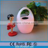 Wireless Battery Rechargeable Novelty Lamp Color Changing Led Bluetooth Speaker