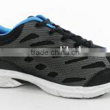 Black PU+ Mesh Sports Shoes Breathable Durable EVA Outsole thumbnail-1