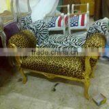 Baroque Leopard Stool thumbnail-1