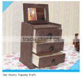 Wooden Jewelry Cabinet, Make up Storage Cabinet, Living Room Furniture thumbnail-5