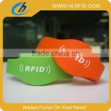 LF TK4100 Silicone rfid bracelet tag,waterproof swimming Wristbands for water parks/theme parks
