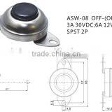 ASW-08 OFF-(ON) 3A 30VDC SPST 2P Automotive Horn Switch thumbnail-3