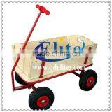 4 Wheel Wooden Metal Beach Wagon for Kids thumbnail-3