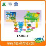 Kids Plastic Outdoor Summer Sand Beach Toys Table Set Sand Play Tools thumbnail-2