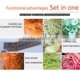 GW2 Good Quality Hand Operated Tri-Blade Vegetable Spiral Slicer, Vegetable Cutter, Speedy Chopper thumbnail-2