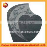 Top Quality Black and Red Heart Shaped Tombstone thumbnail-4