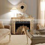 Victoria Style Carved Wooden Baby Crib, Ornate Design Children Bedroom Furniture Set, Noble Furniture Child/Kid's Bed Set thumbnail-5