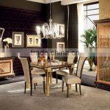 NEW ARRIVAL Charming Wooden Veneer Buffet With Matching Mirror/Italian Classic Side Board(MOQ=1 SET) thumbnail-3