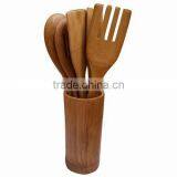 Bamboo 5-piece Kitchen Utensil Set thumbnail-1