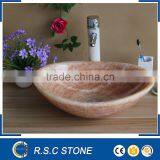 Natural Red Onyx Bathroom Sinks and Basins thumbnail-1