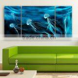 2016 Jellyfish Metal Painting Modern Art Wall Decor Oil Painting Modern, Aluminium Print Painting thumbnail-3