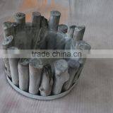 100% Handmade Cheap Round Wooden Candle Holder for Sale thumbnail-1