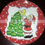 Decorative Ceramic Kids Christmas Plates Cheap thumbnail-1