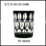 2017 Trendy Luxury Five Star Hotel Promotional Black Glass Tumbler thumbnail-3