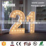 Prop Metal Letter Alphabet Lights for Wedding Celebration thumbnail-6