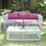 2012 New Style Outdoor Garden Sofa Set/poly Wicker Rattan Sofa Set/garden Sofa Set/garden Chair