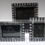 High Quality Best Selling Mother of Pearl Black and White Inlay Photo Frame thumbnail-1