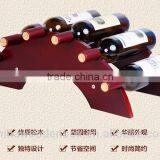 Best Quality Round Handmade Wooden Wine Rack for Six Bottles High Quality Amazing Wood Rack With Wood Wine Stand thumbnail-1