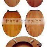 Wooden Toilet Seat With Veneer thumbnail-1