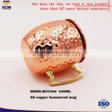 Custom 20OZ Promotional Hammered Copper Moscow Mule Mug,Stainless Steel Mug thumbnail-2