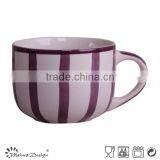 14OZ Hand-painted Stoneware Coffee Mug thumbnail-2