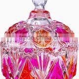 Sugar Bowl Glass Crystal Glass Sugar Jar thumbnail-1