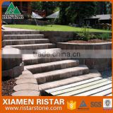 Natural outdoor granite stone stairs treads and steps riser