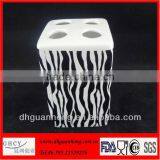 Square Ceramic Toothbrush Holder thumbnail-1
