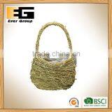 Handbag Type Natural Plant Weaving Flowerpot thumbnail-1