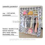Portable Simple Style Folding Cheap Cartoon Wardrobe thumbnail-3