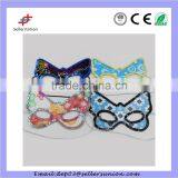 2015 Bling Bling Face Mask Wool Felt Buttler Fly Party Eye Mask