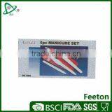 5pcs Professional Metal Chrome Pedicure Set for Women and Girl thumbnail-1