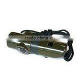 Low Price 7 in 1 Survival Whistle With Pocket LED Compass