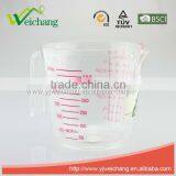 WCJ533 New Design Kitchen Measuring Cup, Plastic Material PS 600 ml Good Quality thumbnail-3
