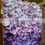 Factory Outlet Artificial Flower Cloth Flower Wall for Wedding Decoration thumbnail-3