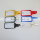 Hot selling assorted colors 10*5.0cm plastic Square-shape Travel Flight Tags