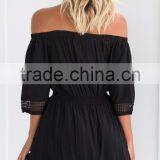 New Design off Shoulder Sexy Dress Summer Beach Woman Dress thumbnail-4