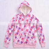 Stock Coat Kids Zipper Hoodie Thicken Hoody Printed Hoodies thumbnail-1