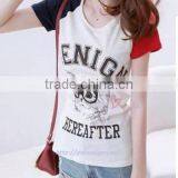 Women t Shirt, 3/4 Sleeve Raglan Baseball, Screen Printing thumbnail-1