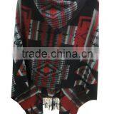 Fashion Knit Acrylic Popular Geometrical Designer Stole thumbnail-1