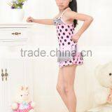 Factory Price Light Pink Black Dots Children's Swimwear Kids Swinwear a Little Baby Swimwear /kids Bikini thumbnail-4
