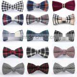 2015 Gentleman Wedding Party Tuxedo Bright Color Mens Bow Ties Pre-tied Adjustable Red Black Stripes Tartan Free Shipping thumbnail-1