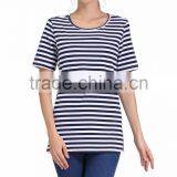 Wild Short Sleeve Nursing Clothes Small Fresh Breastfeeding Clothing Cotton Maternity Mother Outdoor Tops thumbnail-4