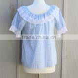 Plain Dyed Kids Clothes Beautiful Kids Shirts Sunshine Girls Plaid Shirts