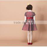 2017 High Quality One Piece Design Spring Summer Short Sleeve Baby Girl Party Dress Children Frocks Designs thumbnail-6