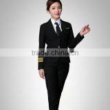 Chinos Airline Uniform OEM Service Uniforme Piloto Mujer for Woman Polit thumbnail-4