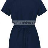 Women's Hospital Mock Wrap Scrub Top thumbnail-3