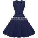 Walson Women Retro Popular Party Dresses Lady Tube Short V-neck Mini Casual Clothing Pinup Hip Hop Vintage Dress thumbnail-6