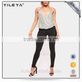 Fashion V-neck Camis Tops Women Elegant Tank Tops Summer Female Party Beach Crop Tops thumbnail-2